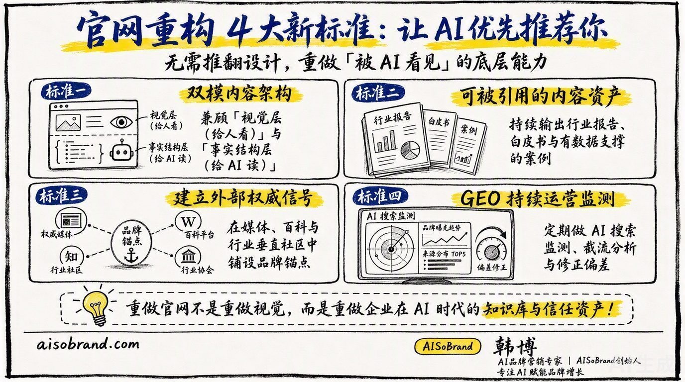 官网重构4大新标准