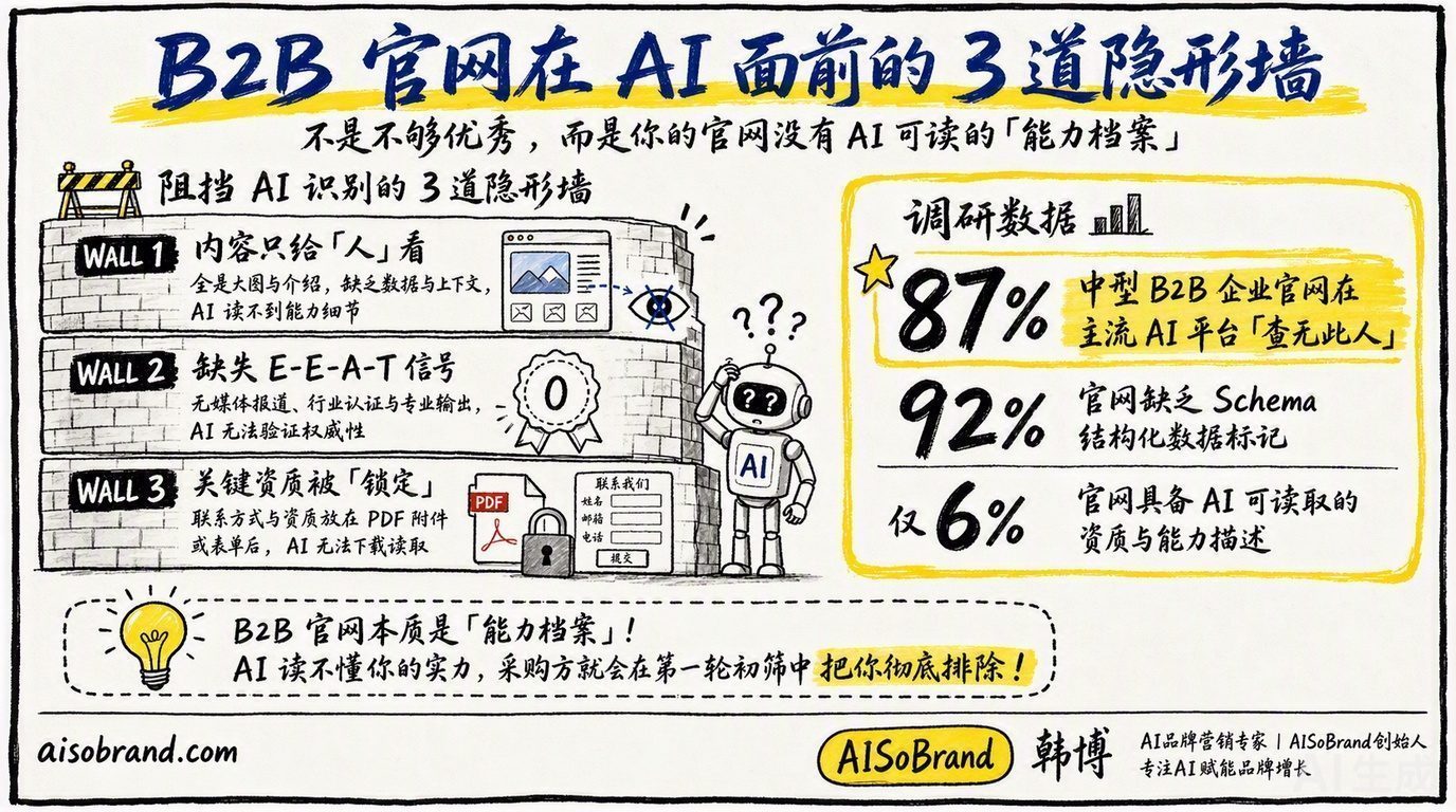B2B Websites Are Being "Forgotten" by AI — A Case Study of a Xinjiang International Logistics Company