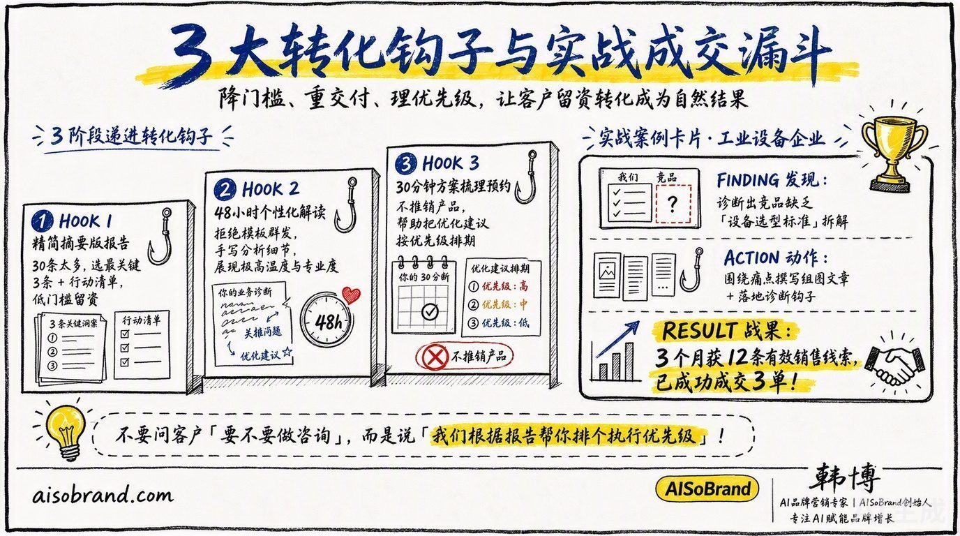 诊断到成交转化漏斗